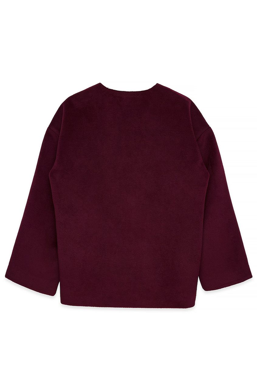 Short Scarf Detailed Coat