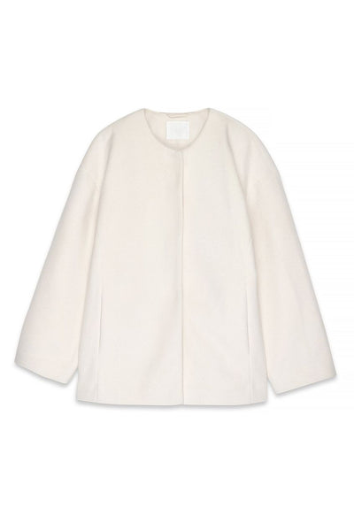 Short Scarf Detailed Coat