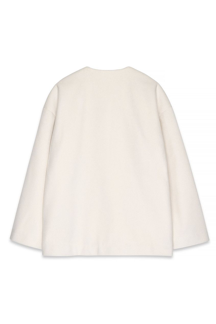 Short Scarf Detailed Coat