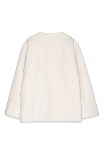 Short Scarf Detailed Coat