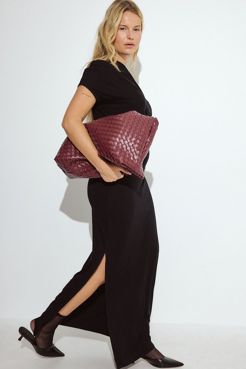 Soft Line Draped Maxi Dress