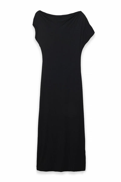 Soft Line Draped Maxi Dress