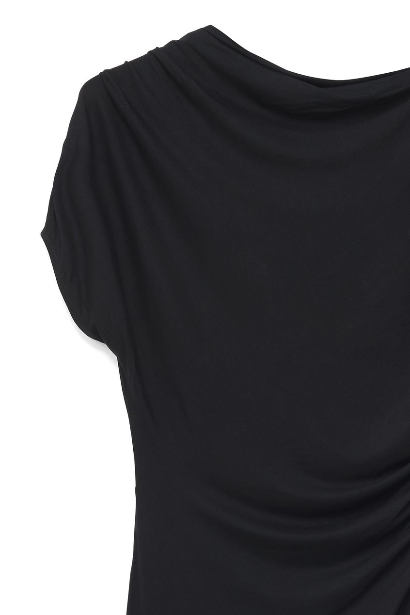 Soft Line Draped Maxi Dress