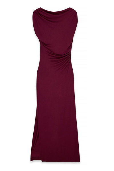 Soft Line Draped Maxi Dress