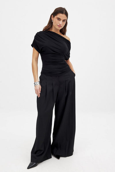 Soft Line Draped Top
