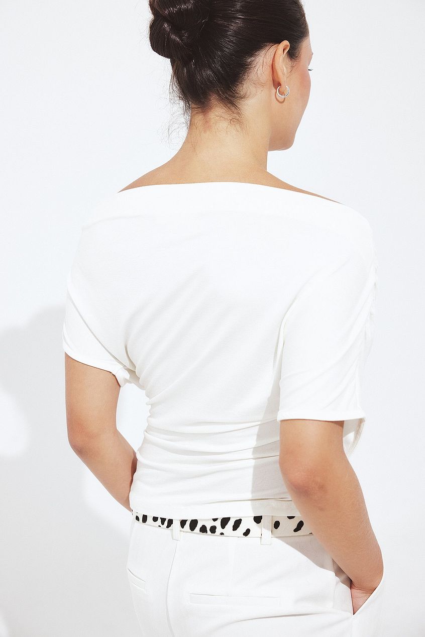 Soft Line Draped Top