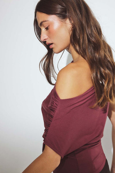 Soft Line Draped Top