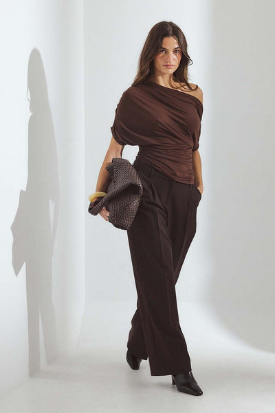 Soft Line Draped Top