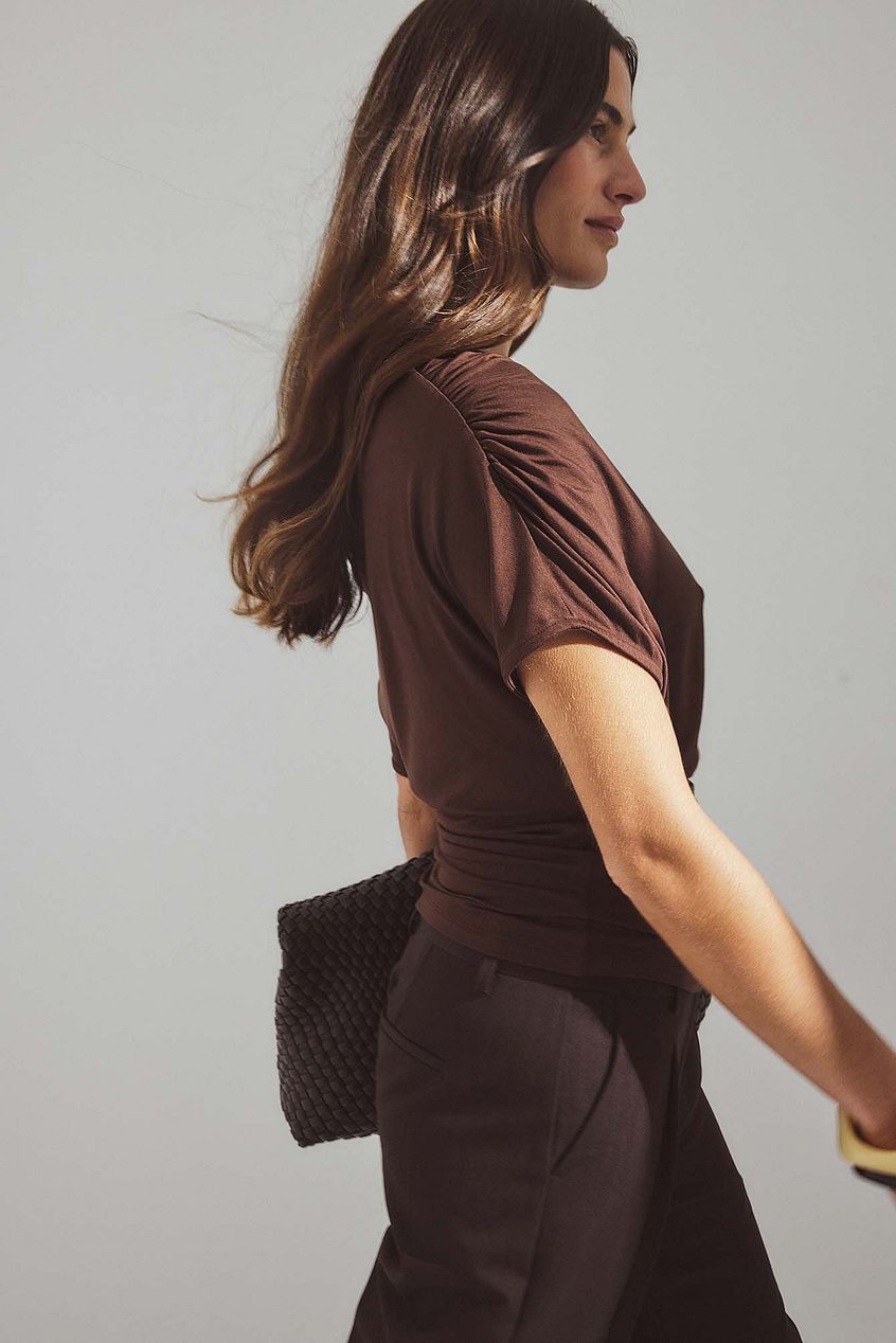 Soft Line Draped Top