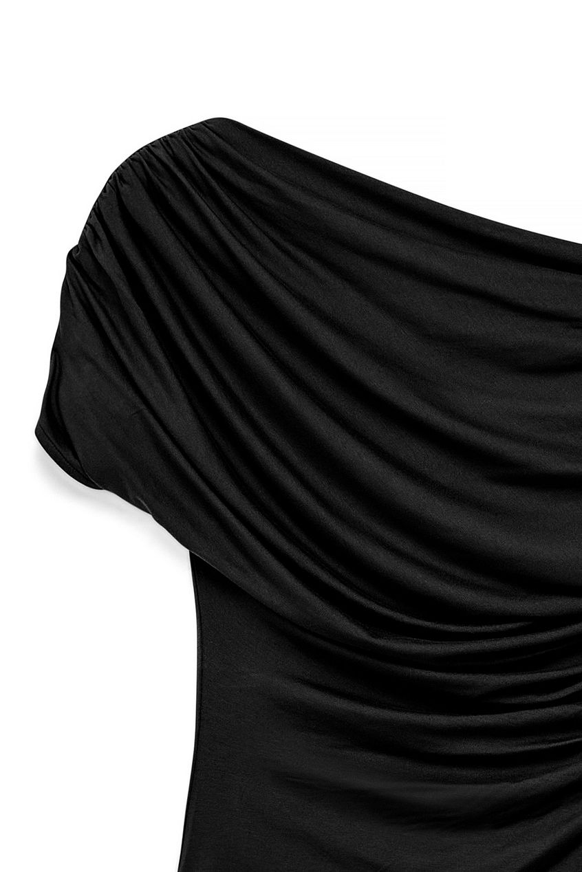 Soft Line Draped Top