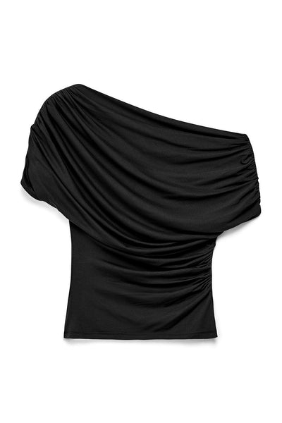 Soft Line Draped Top