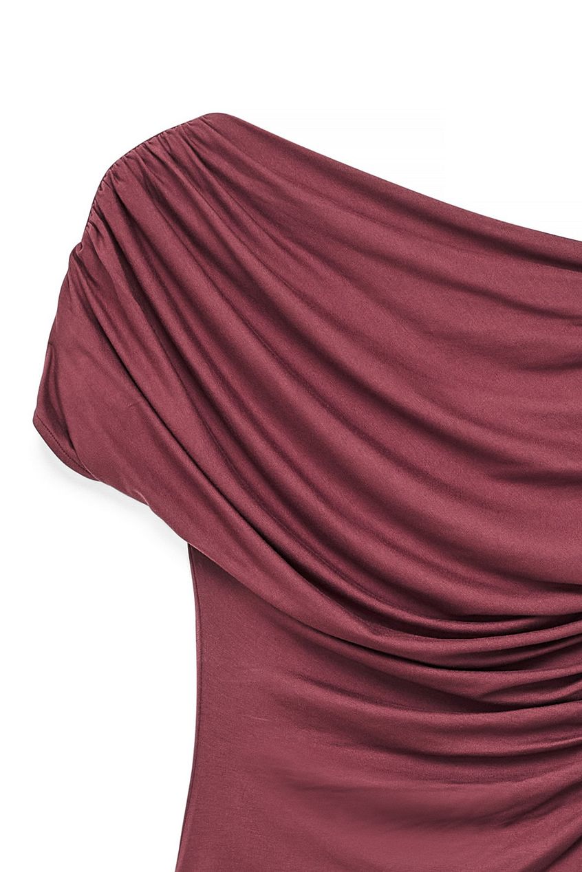 Soft Line Draped Top