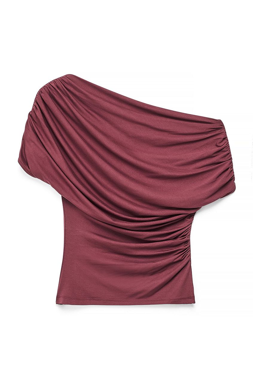 Soft Line Draped Top