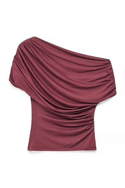 Soft Line Draped Top