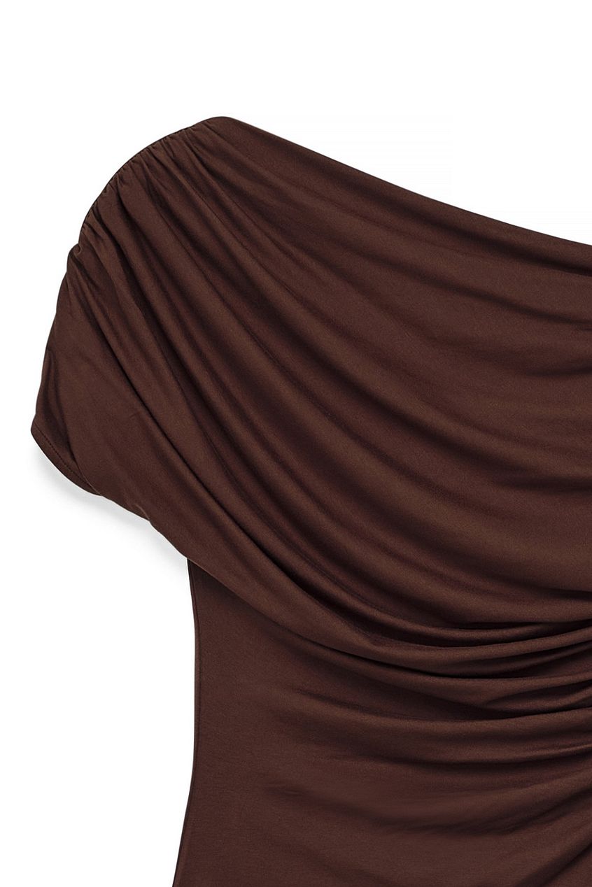 Soft Line Draped Top