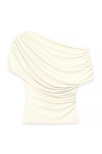 Soft Line Draped Top