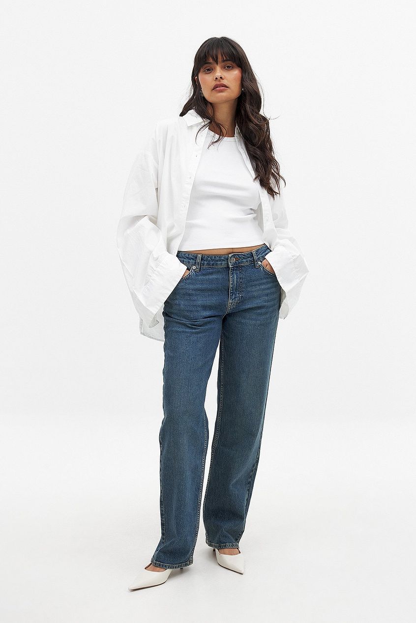 Straight Low Waist Jeans