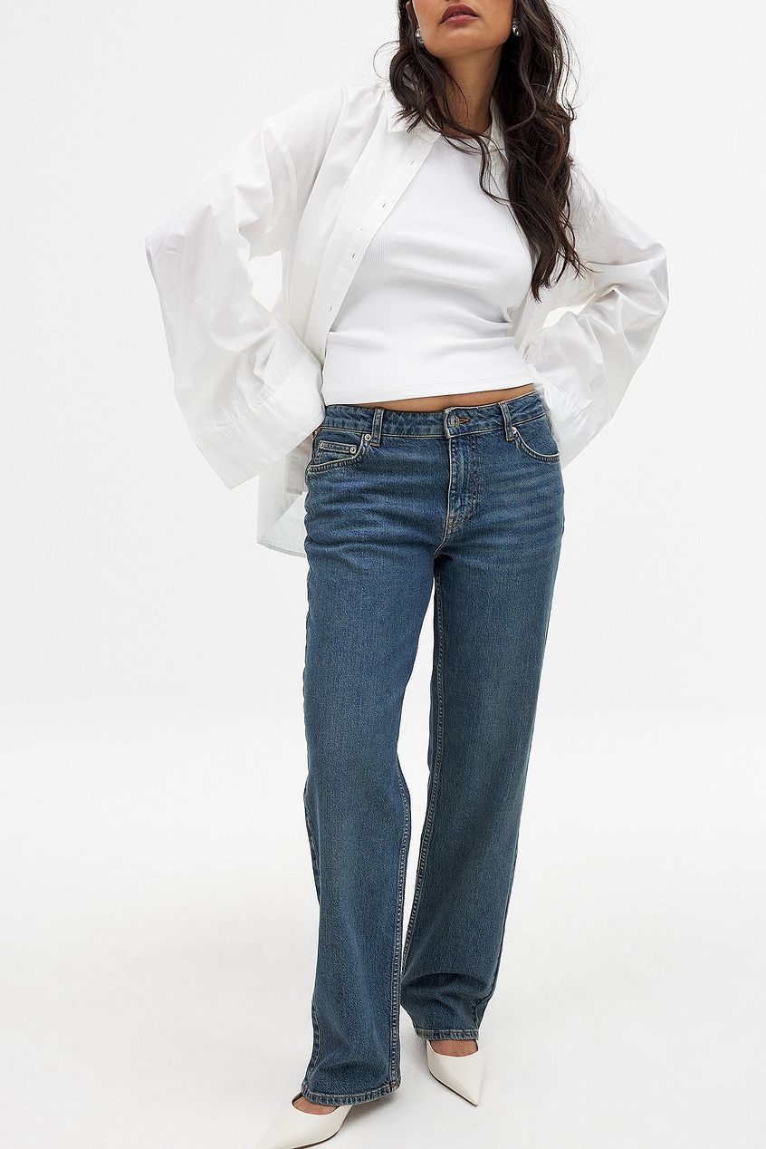 Straight Low Waist Jeans