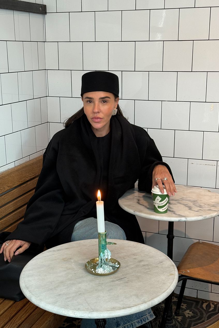 Short Scarf Detailed Coat