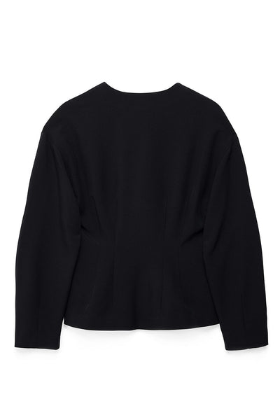 Tailored Fitted Button Front Blouse