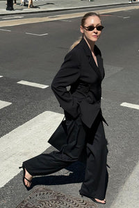 Fitted Lacing Blazer