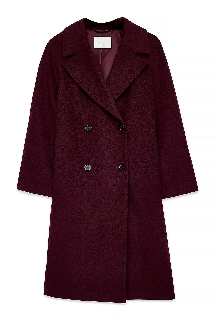 Wool Blend Oversized Coat