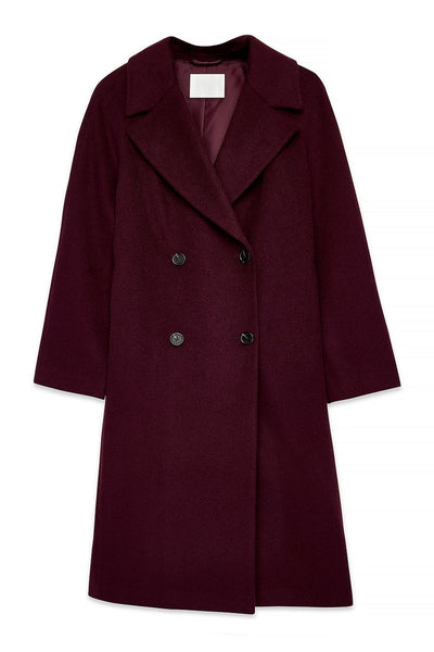 Wool Blend Oversized Coat