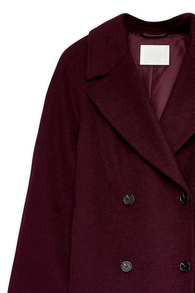 Wool Blend Oversized Coat