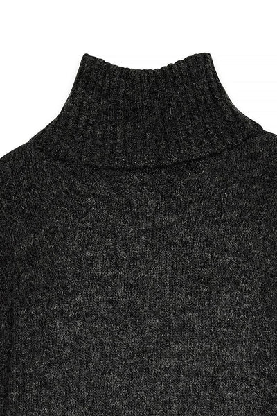 Wool Blend Knitted Midi Dress