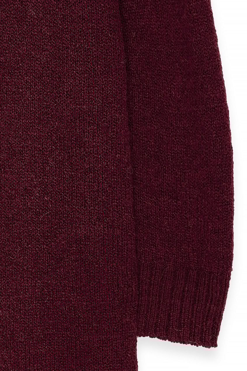 Wool Blend Knitted Midi Dress