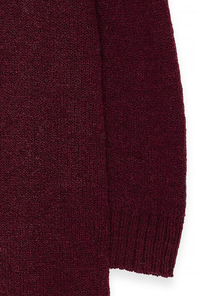 Wool Blend Knitted Midi Dress