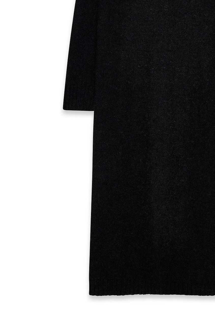 Wool Blend Knitted Midi Dress