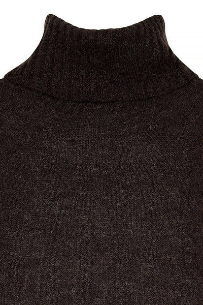 Wool Blend Knitted Midi Dress