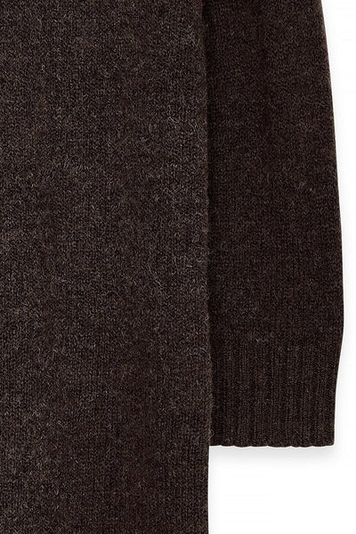 Wool Blend Knitted Midi Dress