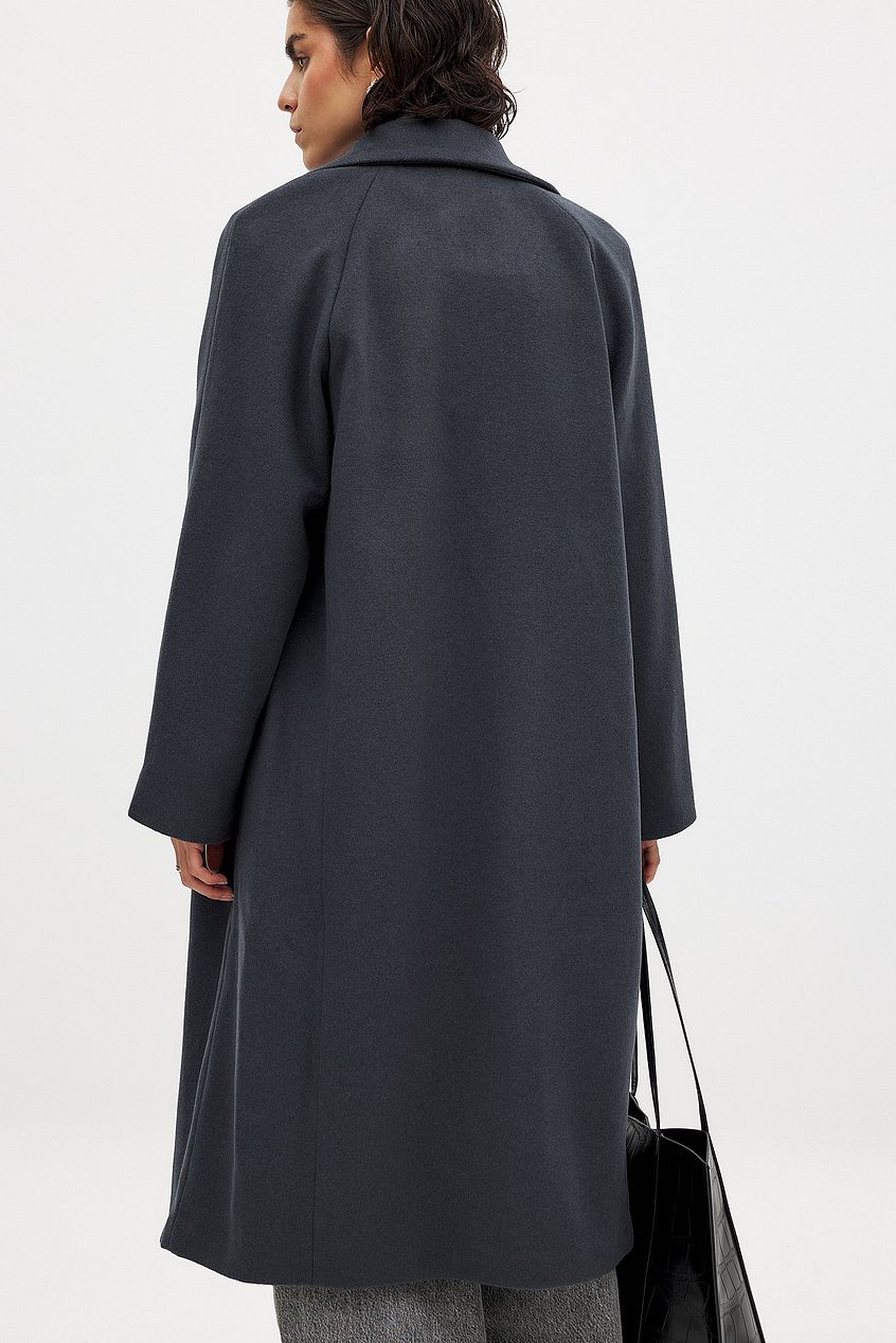 Wool Blend Oversized Coat