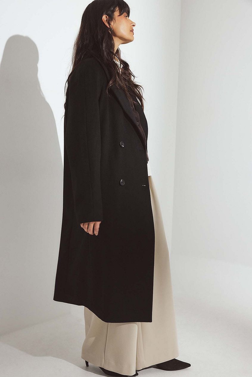 Wool Blend Oversized Coat