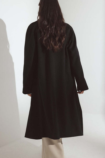 Wool Blend Oversized Coat