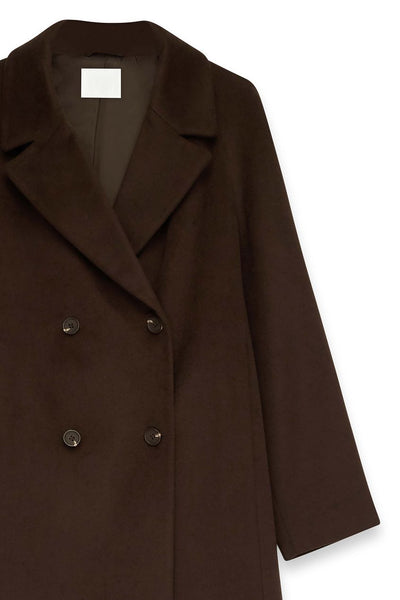 Wool Blend Oversized Coat