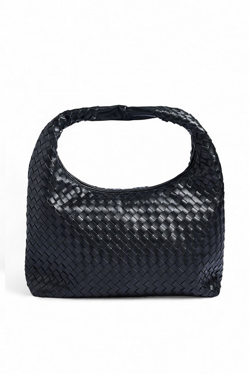 Woven Rounded Tote Bag