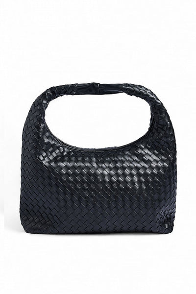 Woven Rounded Tote Bag