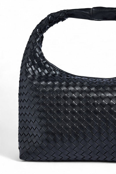 Woven Rounded Tote Bag
