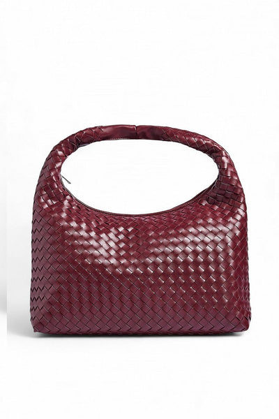 Woven Rounded Tote Bag