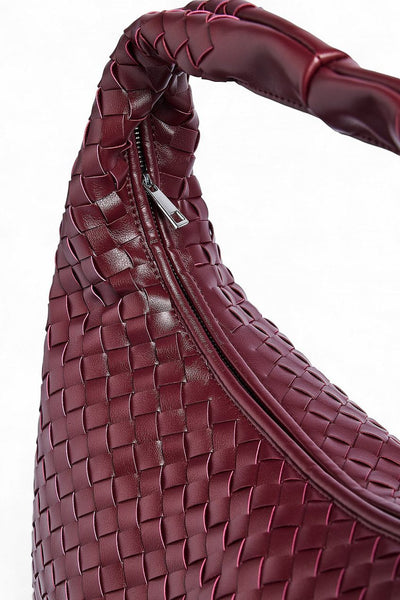 Woven Rounded Tote Bag